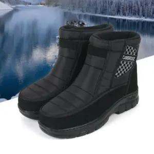 가볍고 따뜻한 겨울 남성 패딩 방한화 털부츠 낚시화 야외활동 굽4cm