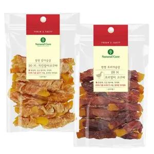 네츄럴코어 오리/치킨말이 고구마  110g 애견간식