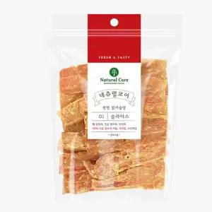 네츄럴코어 치킨슬라이스 180g 천연간식