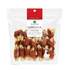 네츄럴코어 오리말이 황태 220g 천연원료 애견간식