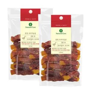 네츄럴코어 오리말이 고구마 110g x 2개 애견간식