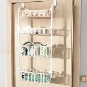 문에거는 수납함 스틸 철제 욕실문 수건 타올 공간활용