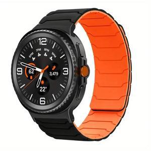 삼성 갤럭시 워치 8 44mm 실리콘 루프 스트랩 교체용 팔찌 클래식 액세서리용 새 자석 밴드