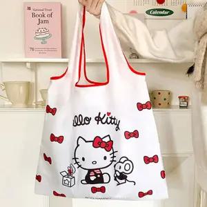 산리오 큐티 시장 바구니 에코백 헬로키티