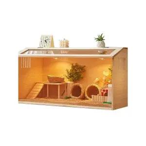 최고급 햄스터 다람쥐 집 사육장 친칠라 고슴도치 80x40x40 모델