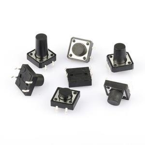 DIP 4 핀 키 스위치 마이크로 12x12 택트 P 12x12x4.3mm 5mm 10mm 12 50 개 MM
