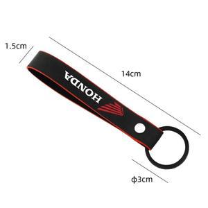 호환 혼다 CB400 SH300 오토바이 키 체인 열쇠 고리 스웨이드 가죽 액세서리