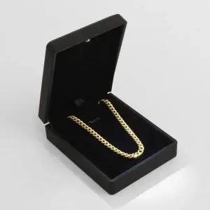 [하프클럽/]보석함 블랙 프로포즈 쥬얼리 LED 목걸이케이스 l 서