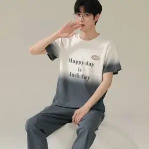 [하프클럽/]여름잠옷 XL 남성 반팔 잠옷세트 문나잇 남성파자마