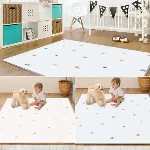 PE 웰빙 놀이방매트 12T 210x140cm 2중엠보 논슬립 1+1