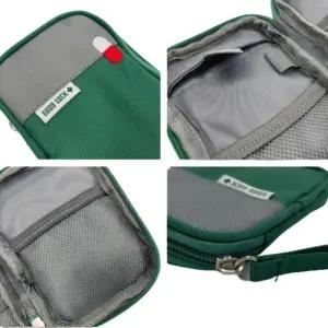 Rly 휴대용 비상약 약파우치 그린 구급약상자 여행용약