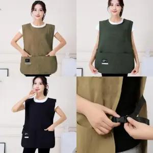 작업 입는 카페앞치마 앞치마 [보리별] 인테리어 공방앞치마 플로리스트 방수 미용 조