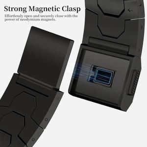 삼성 갤럭시 워치 7 울트라 47mm용 마그네틱 클래스프 스트랩, 8 스테인리스 스틸 메탈