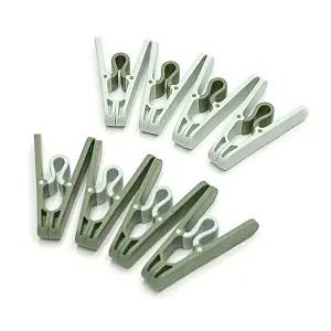 [이케아]고품질 SLIBB 슬리브 빨래집게 그린 8P 빨래 야외 WFHPZ4Y