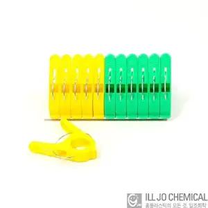 고품질 일조 1-18 고급 99호 빨래집게 강력 링 스프링 12p 빨래건조 줄빨래집게 세탁집게 양말집게 WFHPZ8