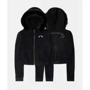 BADBLOOD 코스모11 디태쳐블 퍼 후드 집업 - 블랙