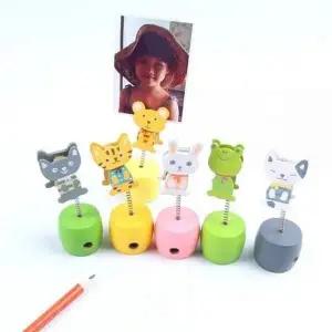 [하프클럽/셀러허브_여성트랜드패션]메모홀더 동물 연필깎이 메모판 연필