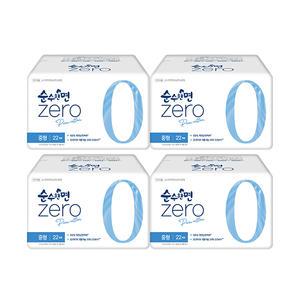 순수한면 제로 날개형, 중형, 22매, 4개