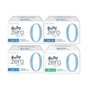 순수한면 제로 중형 22입, 3개 + 대형 20입, 1개