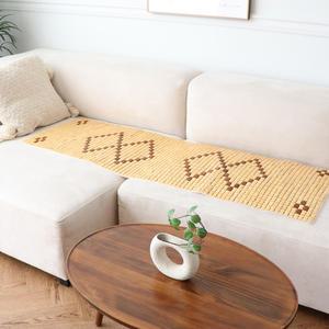 리퍼  여름대자리 소파용 대나무 마작 다이아 쇼파패드 방석 3인부터 5인 까지