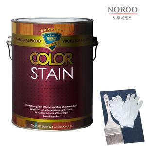노루페인트 오일스테인커버업3.5L 외부용 유성오일스테인 강력한목재 방부 방충 강력한착색력 전원주택 팬션 벤치 원목 데크 방부목/