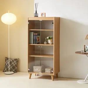 [모던탑21]이지-글라스 600-4단 장식장 [ 진열장 ] 유리진열장