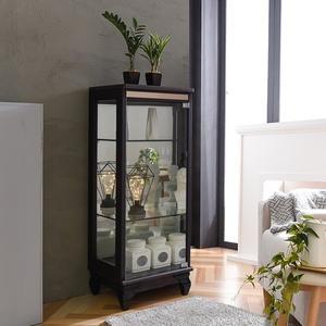 [모던탑21]이지-프리미엄 400-3단 장식장 진열장 [도어 = 강화유리]