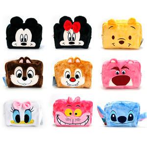 디즈니 큰사각 얼굴 파우치 다용도 캐릭터 화장품