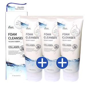 이켈 콜라겐 폼 클렌저180gx3개 세안제 클렌징 폼