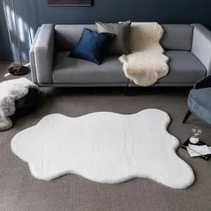 래빗 밍크퍼 양털러그 120x170cm