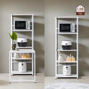 아로하 전자렌지 철제 4단선반 오픈 식탁 렌지대 600