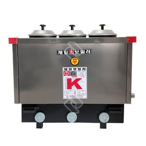 [제일] 스텐 연탄보일러 3구3탄 개자리 포함/연탄난로/화목보일러