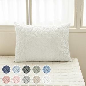 [라이크홈][1+1] 먼지 없는 솔리드 항균 누빔 사계절 베개커버 50x70