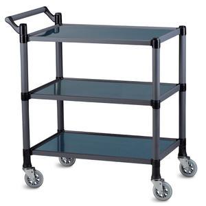 스텐 무소음 논슬립 서빙카트 3단 대