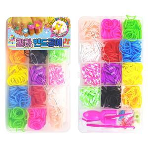 룸밴드 고무줄 공예 세트 칼라 밴드공예