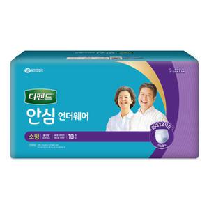 디펜드 안심플러스 언더웨어 소형 30매 10매X3팩 성인용 기저귀 팬티형 기저귀