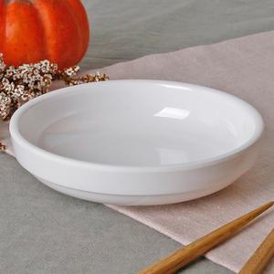 백지 멜라민 도자기찬기 5반 업소용 그릇 접시 식기 반찬 앞접시 쿠프