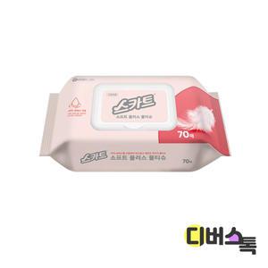 [디버스톡] 유한킴벌리 스카트 물티슈 캡형 70매