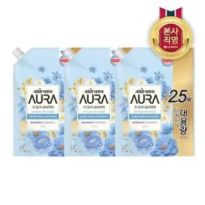 샤프란 아우라 리필 1.7L 홀리데이판타지 X 3개