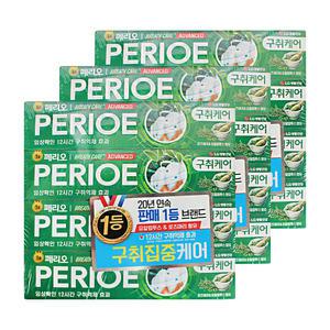 엘지 페리오 치약 브레쓰케어 알파 구취케어 150g 4입 3개