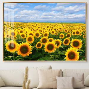 돈을부르는그림 해바라기 그림 사진 액자