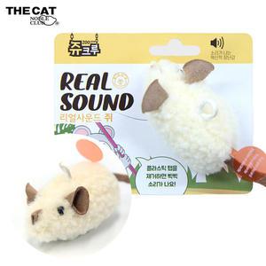 더캣 리얼사운드 쥐 소리나는 고양이 캣닢 쥐모양 장난감