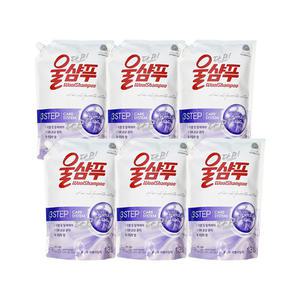 울샴푸 퍼플 라일락 중성 세탁세제 리필 1.3L x6개