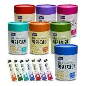 테비 짜라짜라 7종 10g x 50개/120개/고양이파우치/츄르