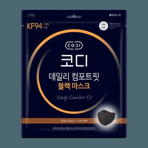 코디 데일리 컴포트핏 블랙 마스크 (KF94) (대형) 1매 *30매