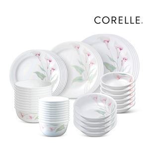 코렐 백합 10인 홈세트 신44P 44PK-LV / 그릇 접시 찬기 신혼 혼수 집들이 선물
