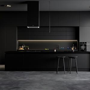 릴러블키친7 오드 블랙 싱크대