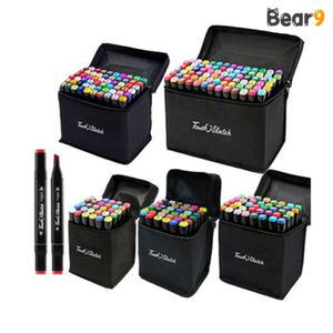Touch 요치 트윈마카 세트 천케이스 36색 / 미술 일러스트 애니메이션 만화 아트 색칠 마카펜 드로잉 마커
