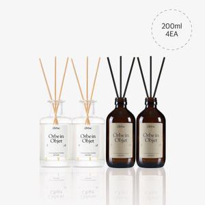오르브 네이처 실내방향제 디퓨저 200mlx4구 선물세트