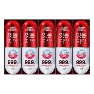 애경 2080 진지발리스 치약 오리지날 120g X 5개